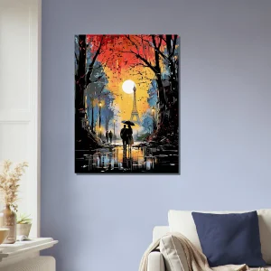 paris et son romantisme au coucher do soleil