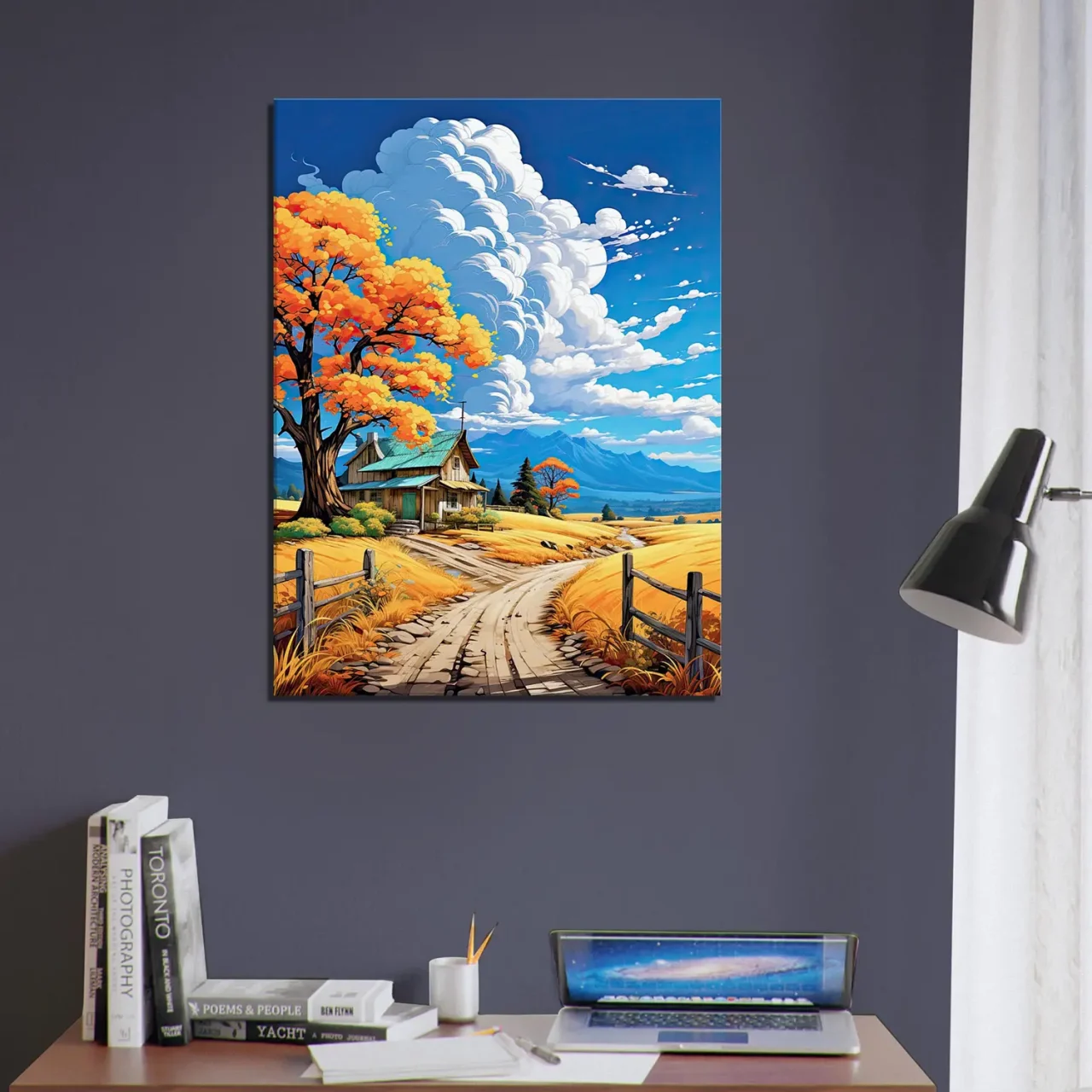 petite maison de campagne tranquille