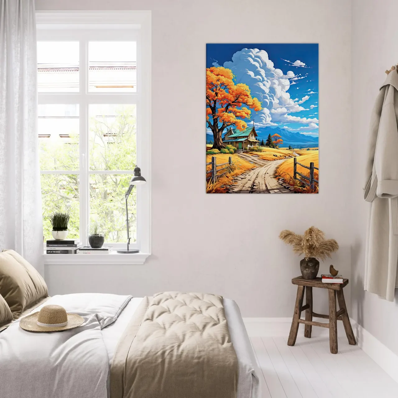 petite maison de campagne tranquille