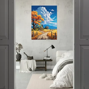 petite maison de campagne tranquille