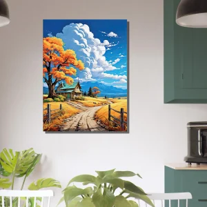 petite maison de campagne tranquille