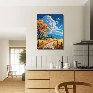 petite maison de campagne tranquille