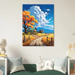 petite maison de campagne tranquille