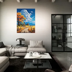 petite maison de campagne tranquille