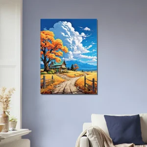 petite maison de campagne tranquille