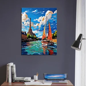 voilier sur la seine a paris