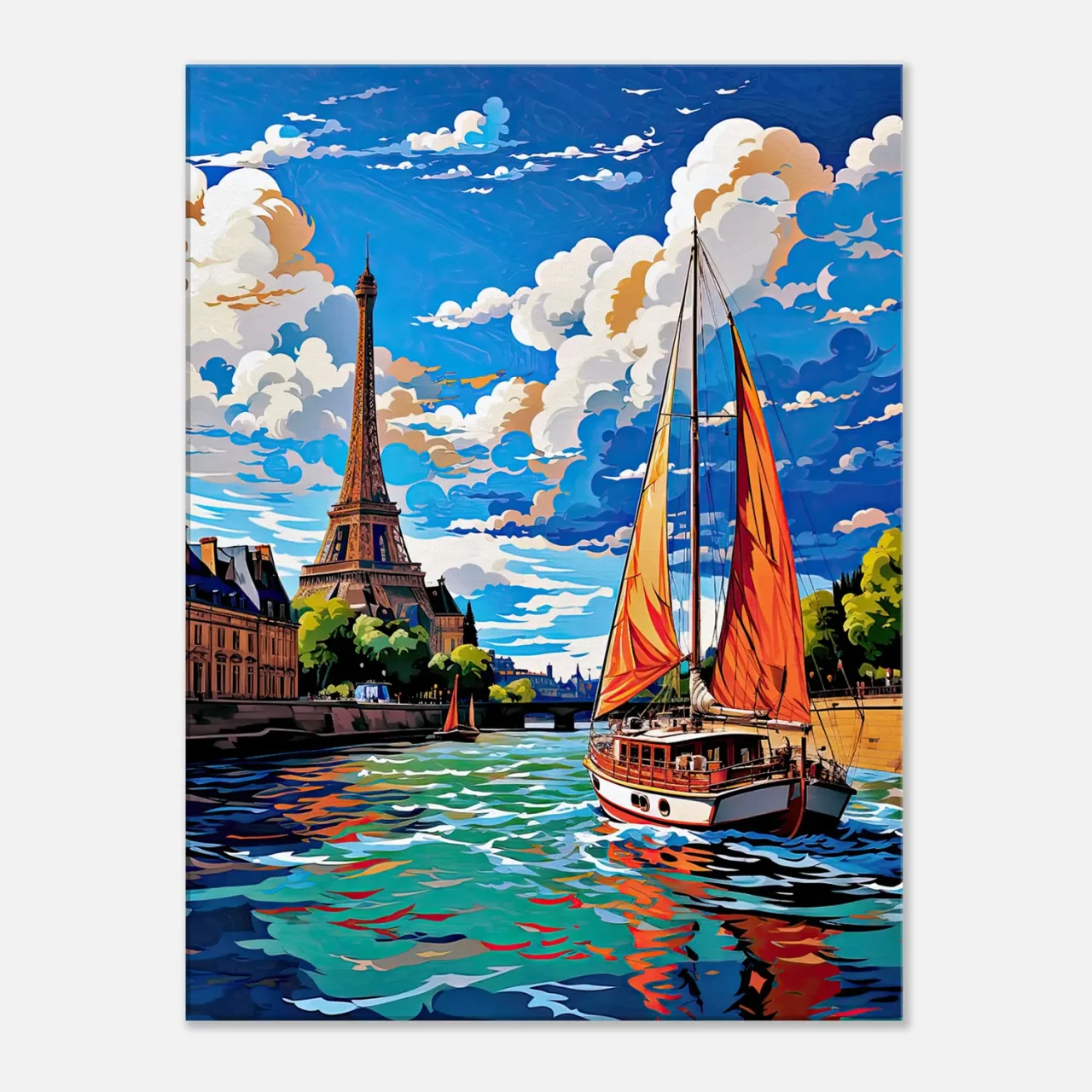 voilier sur la seine a paris