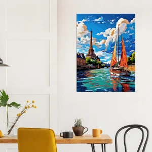 voilier sur la seine a paris