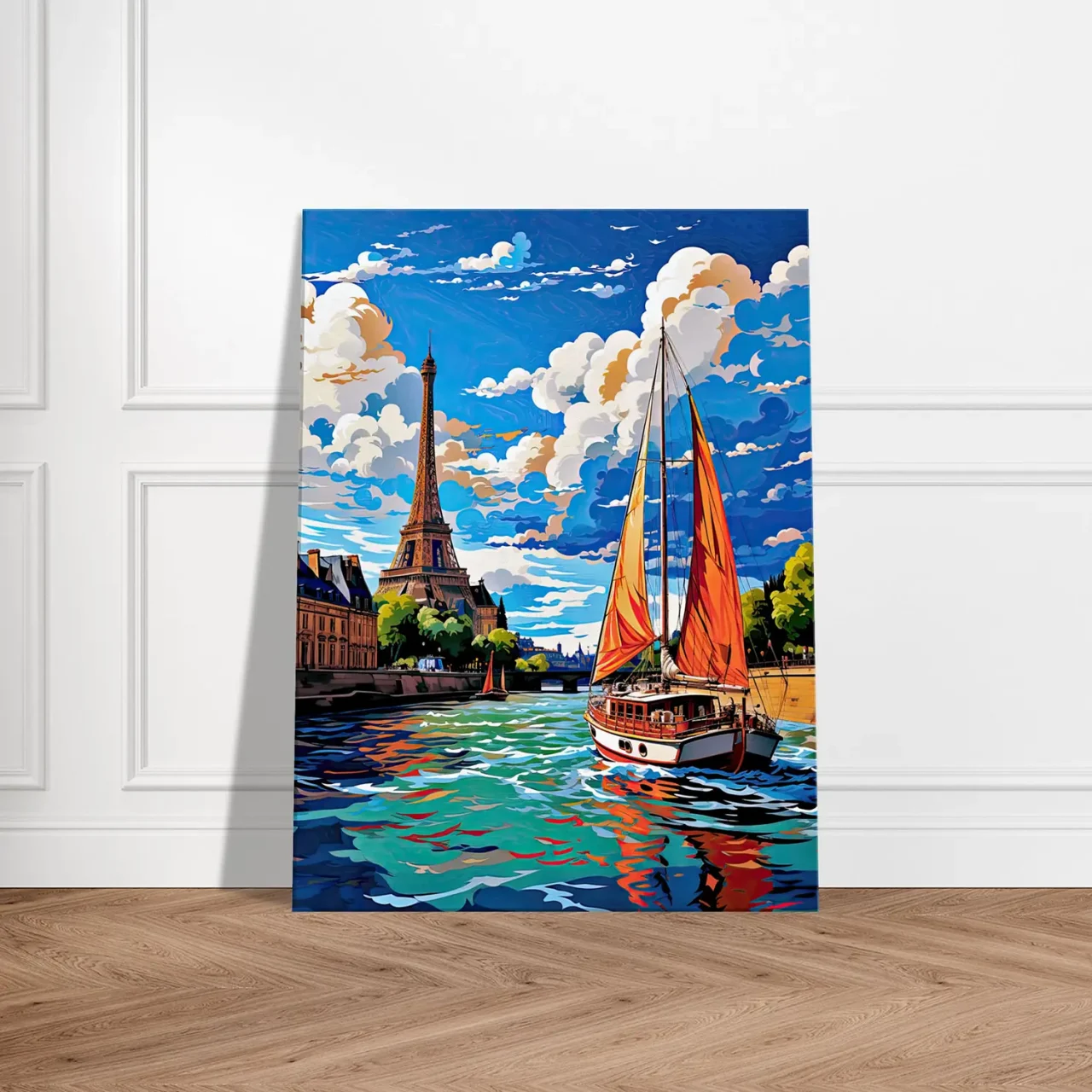 voilier sur la seine a paris