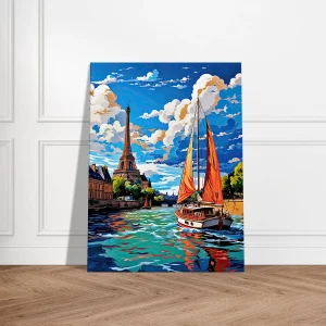 voilier sur la seine a paris