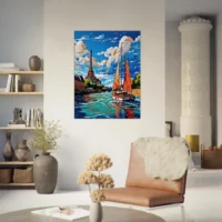 voilier sur la seine a paris