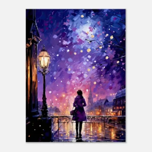 Tableau Admirer Paris sous les étoiles