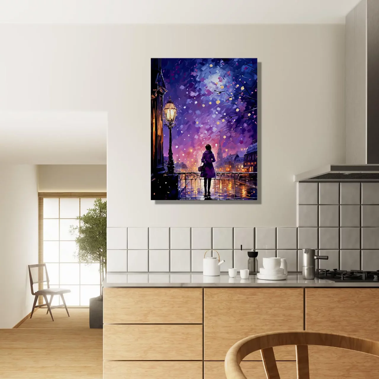 Tableau Admirer Paris sous les étoiles admirer paris sous les étoiles