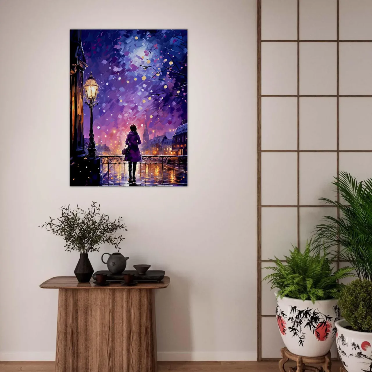 Tableau Admirer Paris sous les étoiles admirer paris sous les étoiles