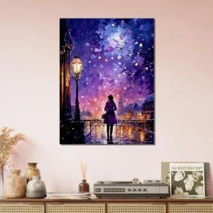 Tableau Admirer Paris sous les étoiles