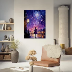 Tableau Admirer Paris sous les étoiles admirer paris sous les étoiles