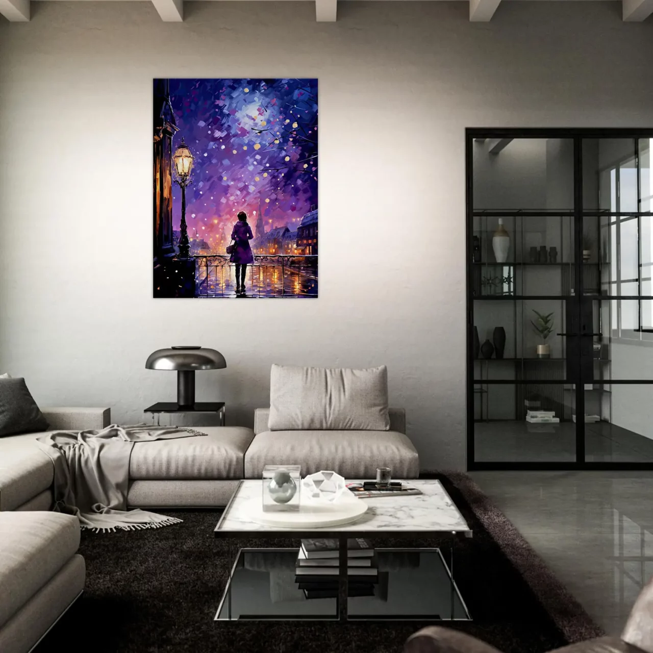 Tableau Admirer Paris sous les étoiles admirer paris sous les étoiles