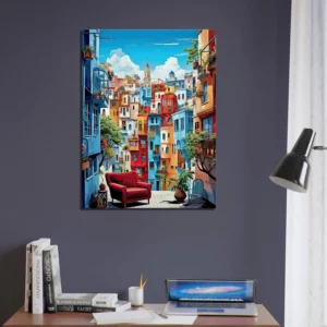 barcelone, ville colorée et ensoleillée