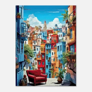 barcelone, ville colorée et ensoleillée