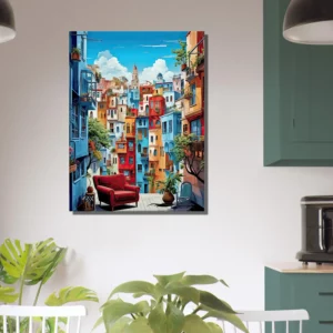 barcelone, ville colorée et ensoleillée