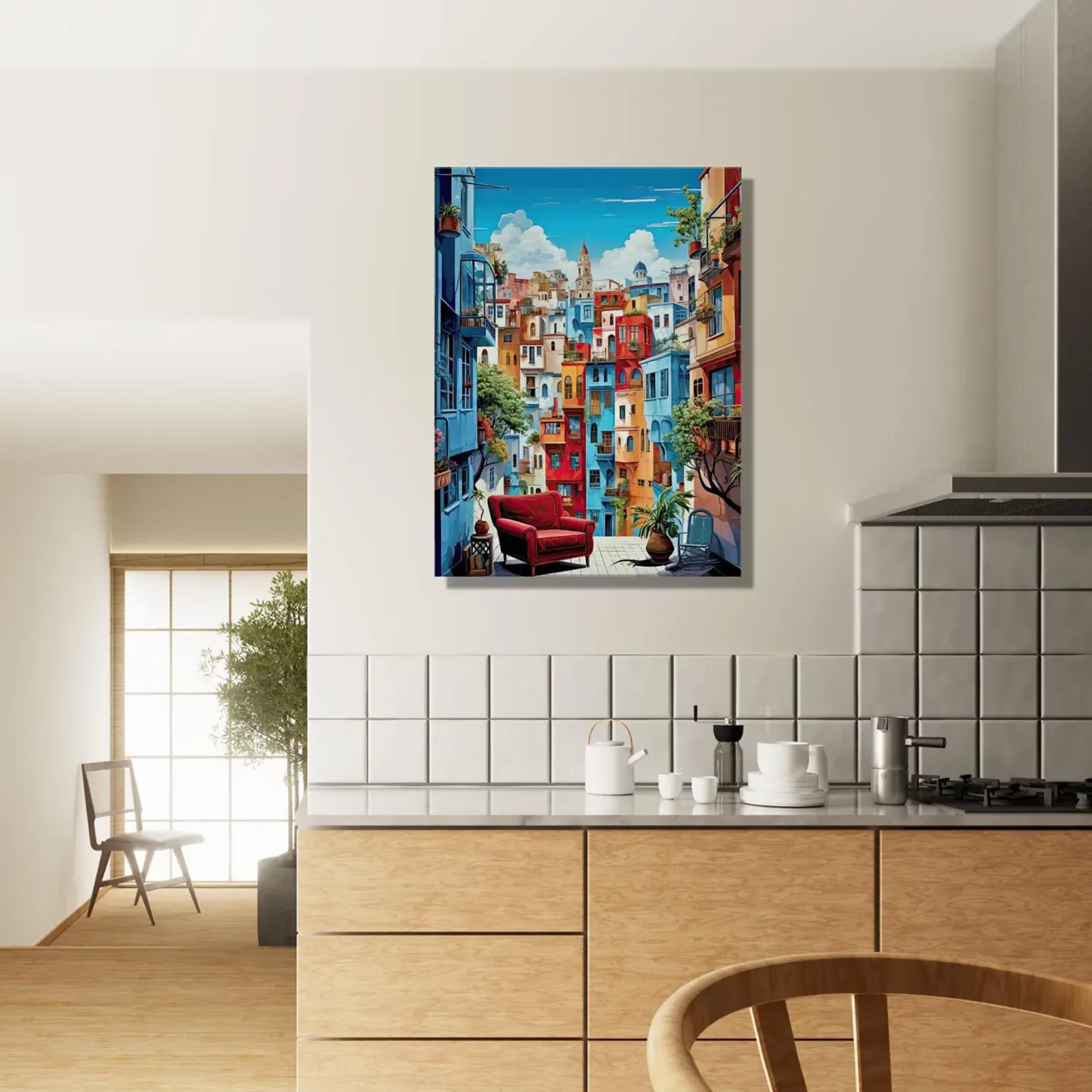 barcelone, ville colorée et ensoleillée