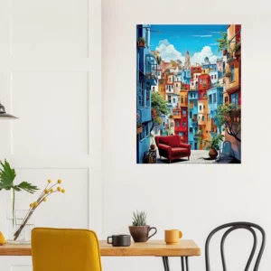 barcelone, ville colorée et ensoleillée