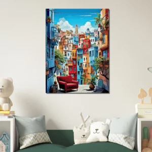 barcelone, ville colorée et ensoleillée