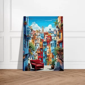 barcelone, ville colorée et ensoleillée