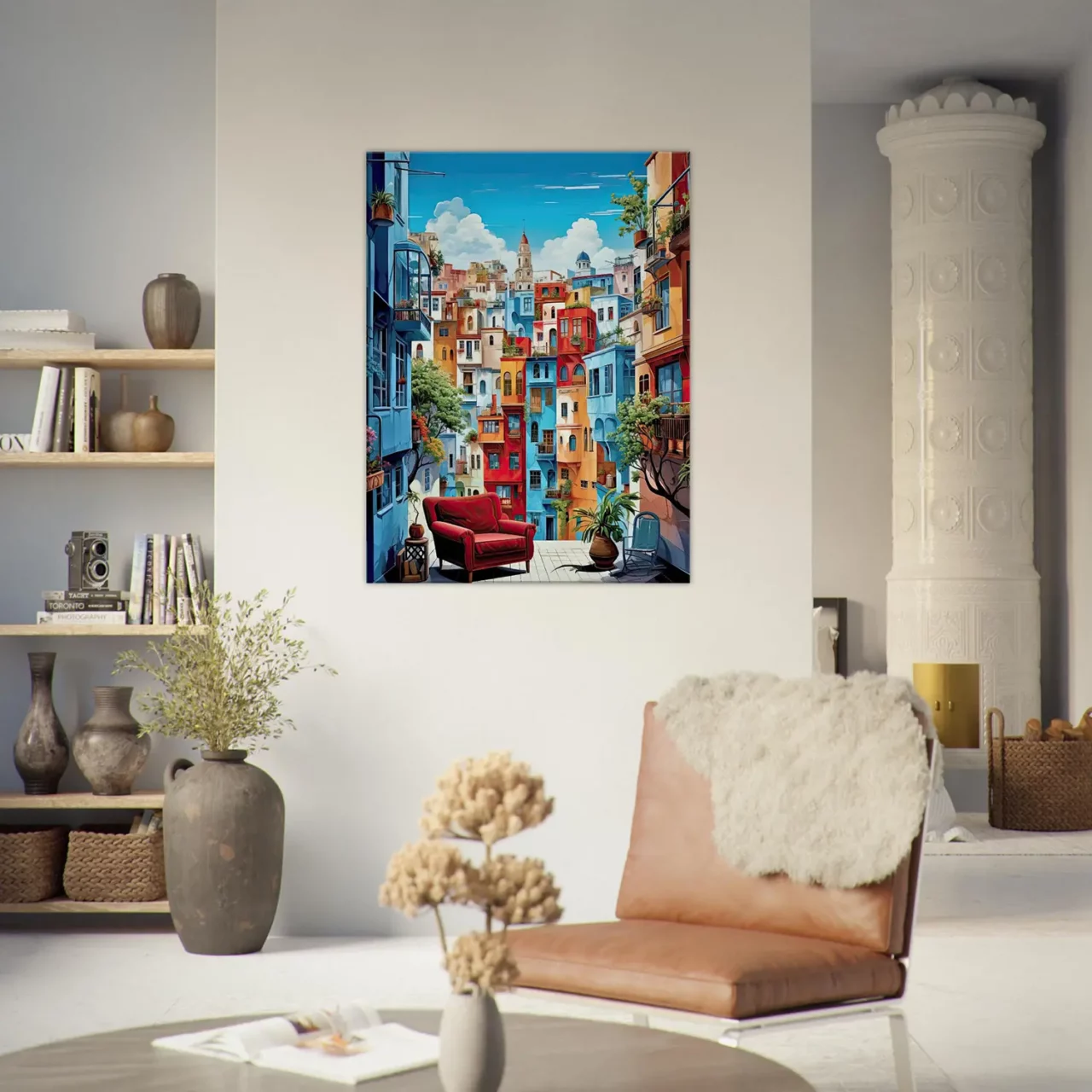 barcelone, ville colorée et ensoleillée