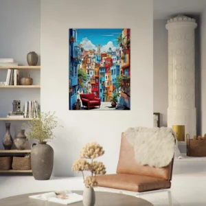 barcelone, ville colorée et ensoleillée