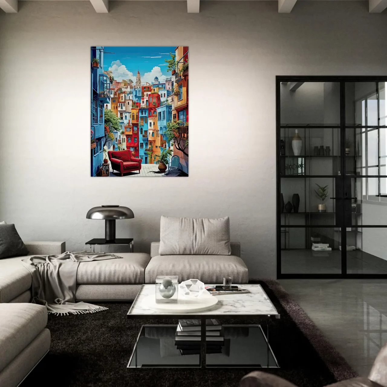 barcelone, ville colorée et ensoleillée