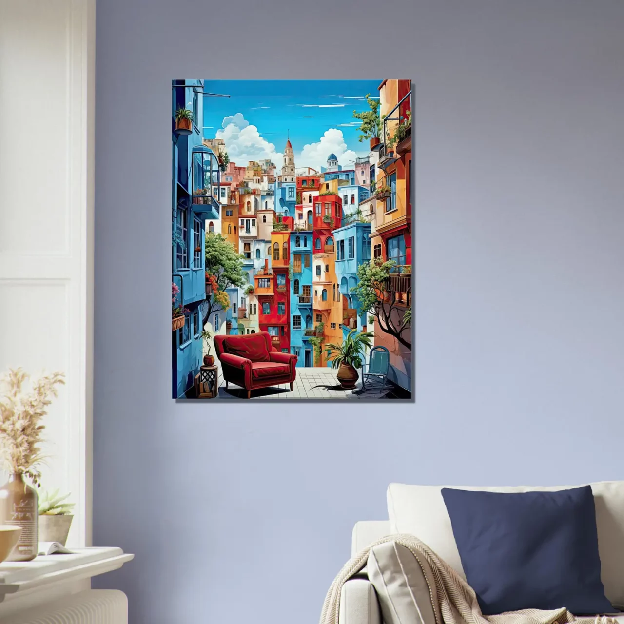 barcelone, ville colorée et ensoleillée