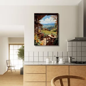 cabane dans les tournesols