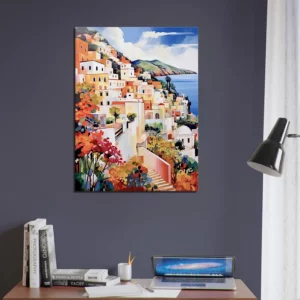 capri charme méditerranéen aquarelle