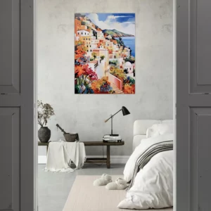 capri charme méditerranéen aquarelle