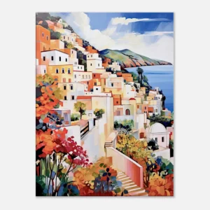 capri charme méditerranéen aquarelle