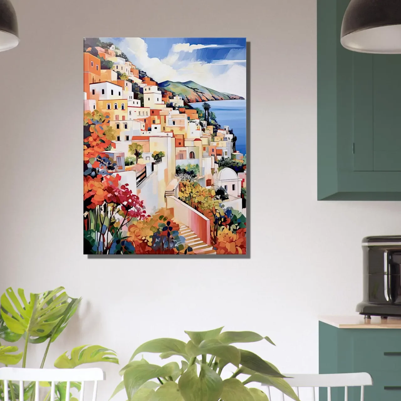 capri charme méditerranéen aquarelle