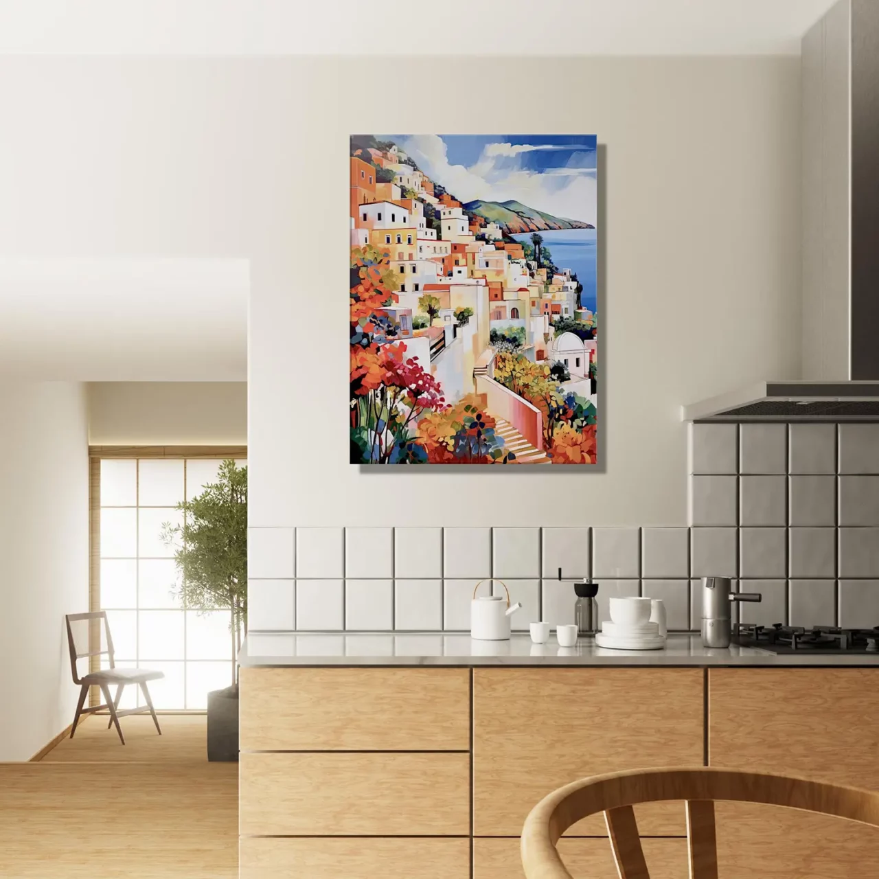 capri charme méditerranéen aquarelle