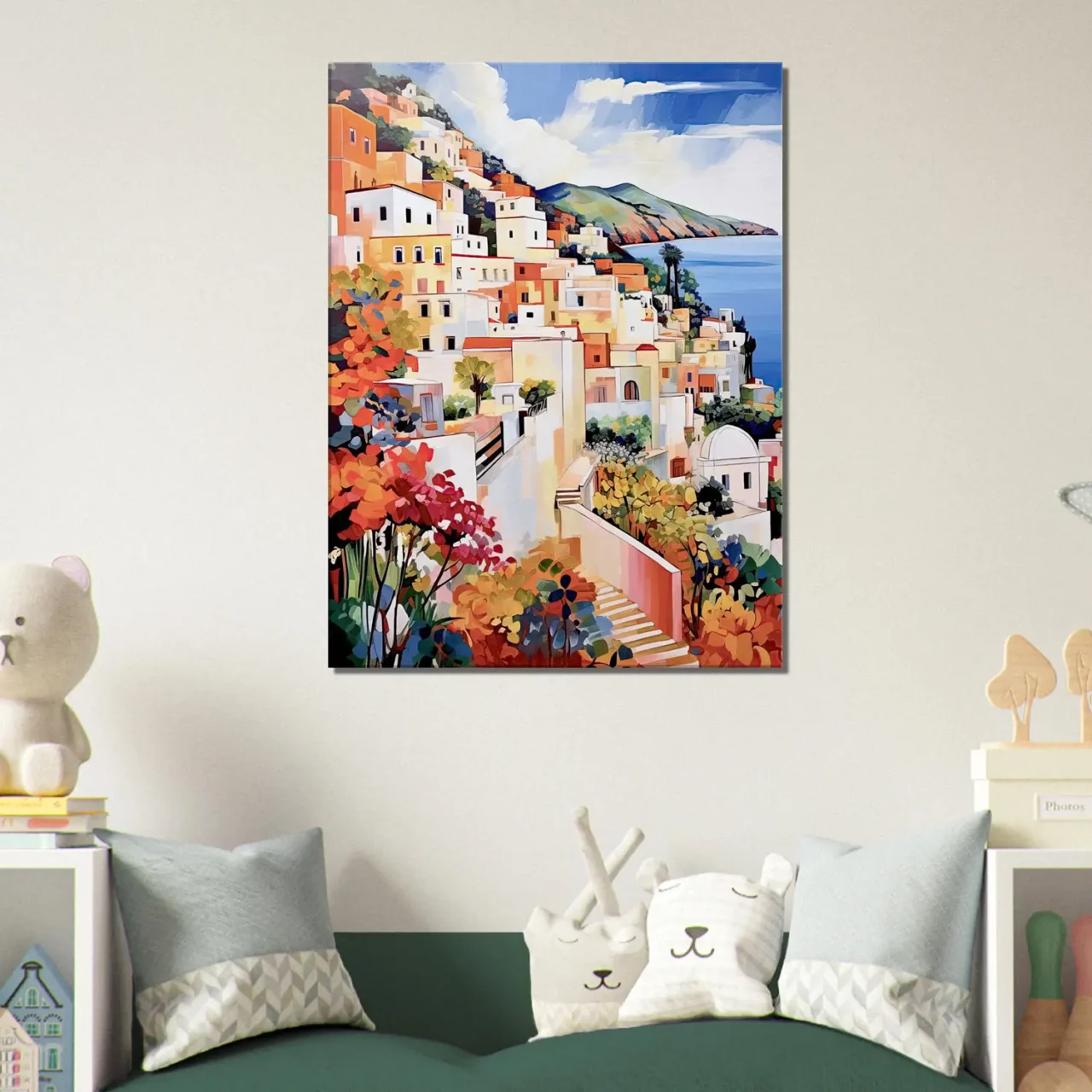 capri charme méditerranéen aquarelle