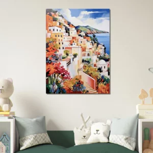 capri charme méditerranéen aquarelle