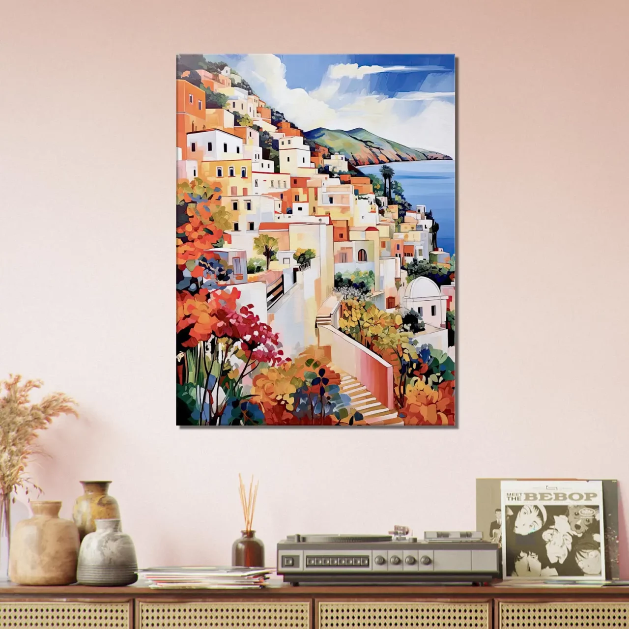 capri charme méditerranéen aquarelle