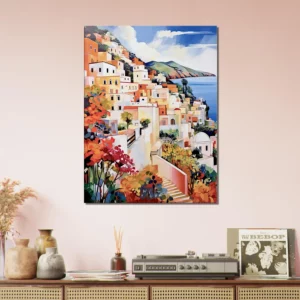 capri charme méditerranéen aquarelle