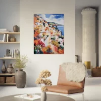 capri charme méditerranéen aquarelle