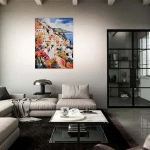 capri charme méditerranéen aquarelle