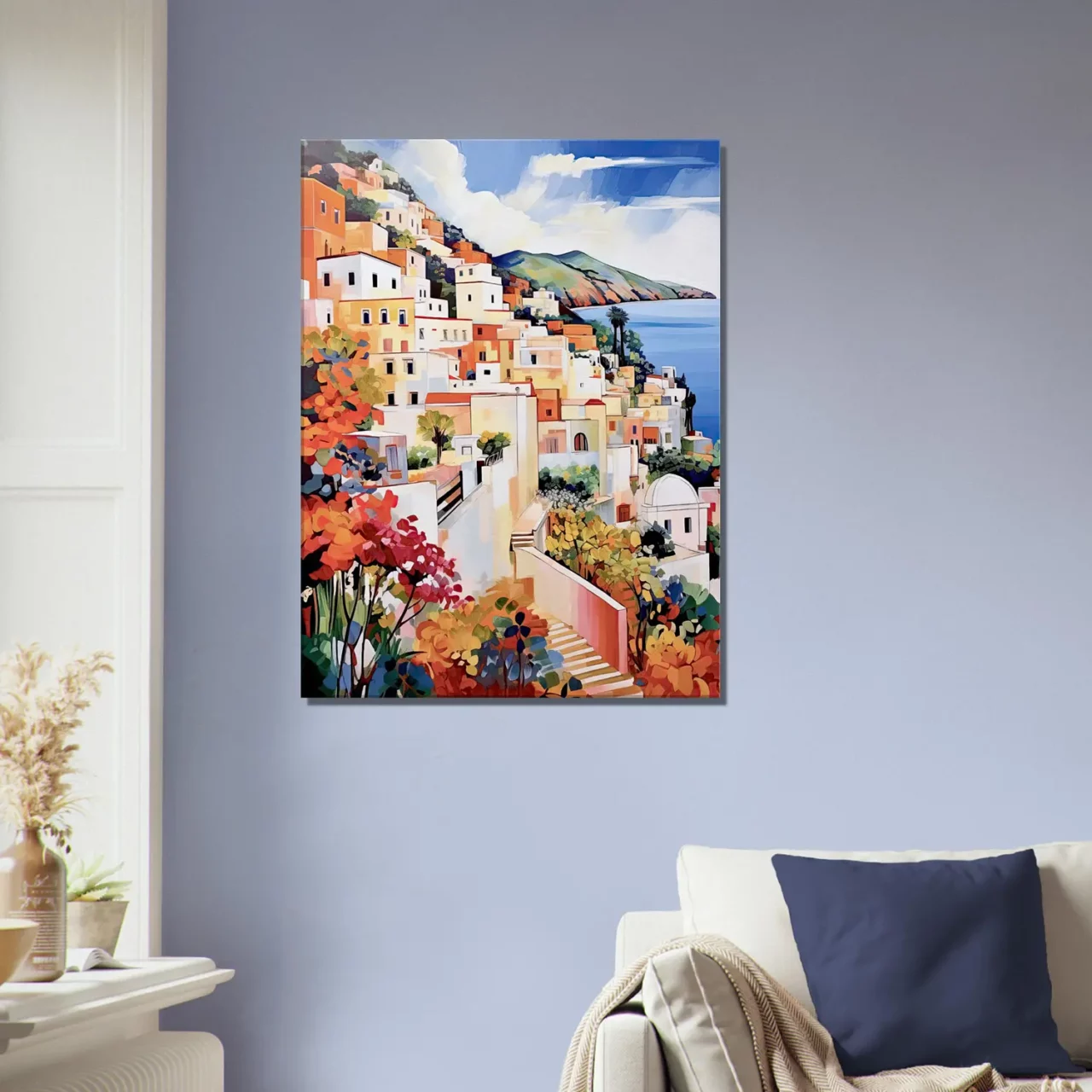 capri charme méditerranéen aquarelle