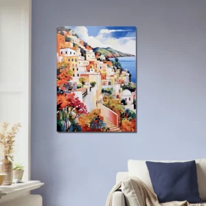 capri charme méditerranéen aquarelle