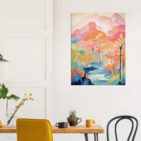 guadeloupe, oasis tropicale aquarelle pastel