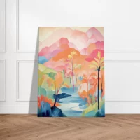 guadeloupe, oasis tropicale aquarelle pastel