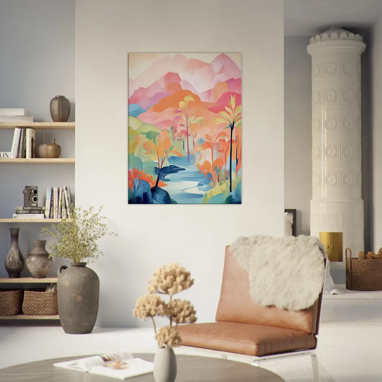 Tableau Guadeloupe, Oasis Tropicale aquarelle pastel guadeloupe, oasis tropicale aquarelle pastel