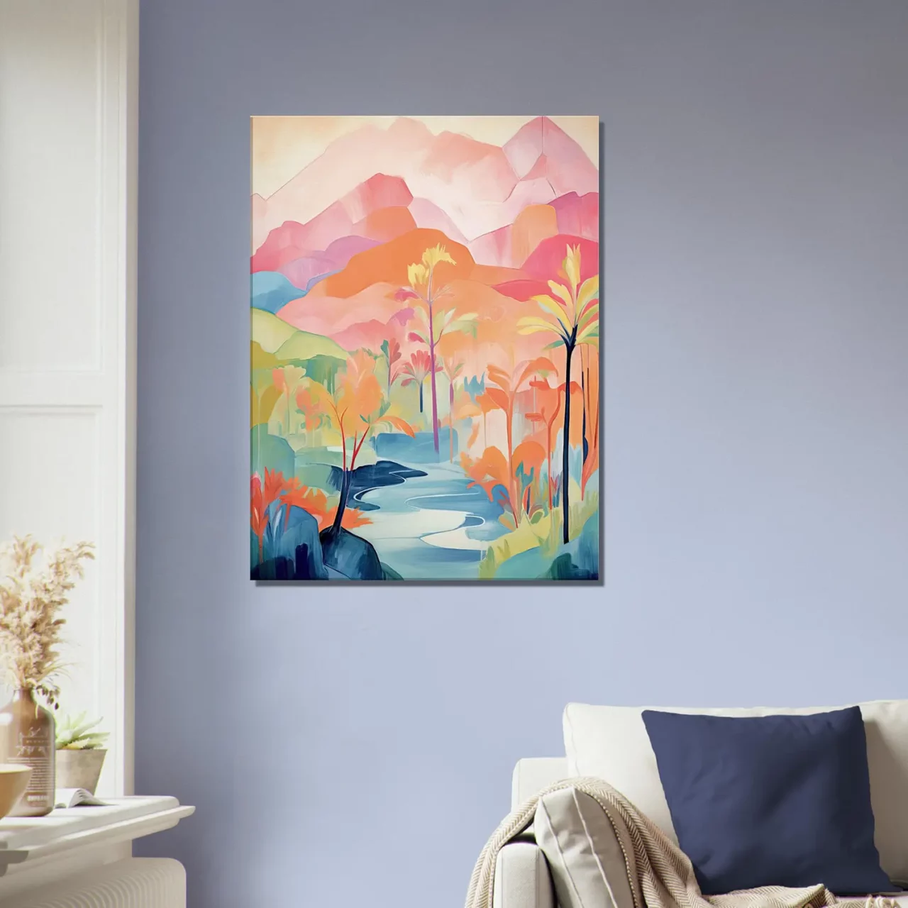 Tableau Guadeloupe, Oasis Tropicale aquarelle pastel guadeloupe, oasis tropicale aquarelle pastel